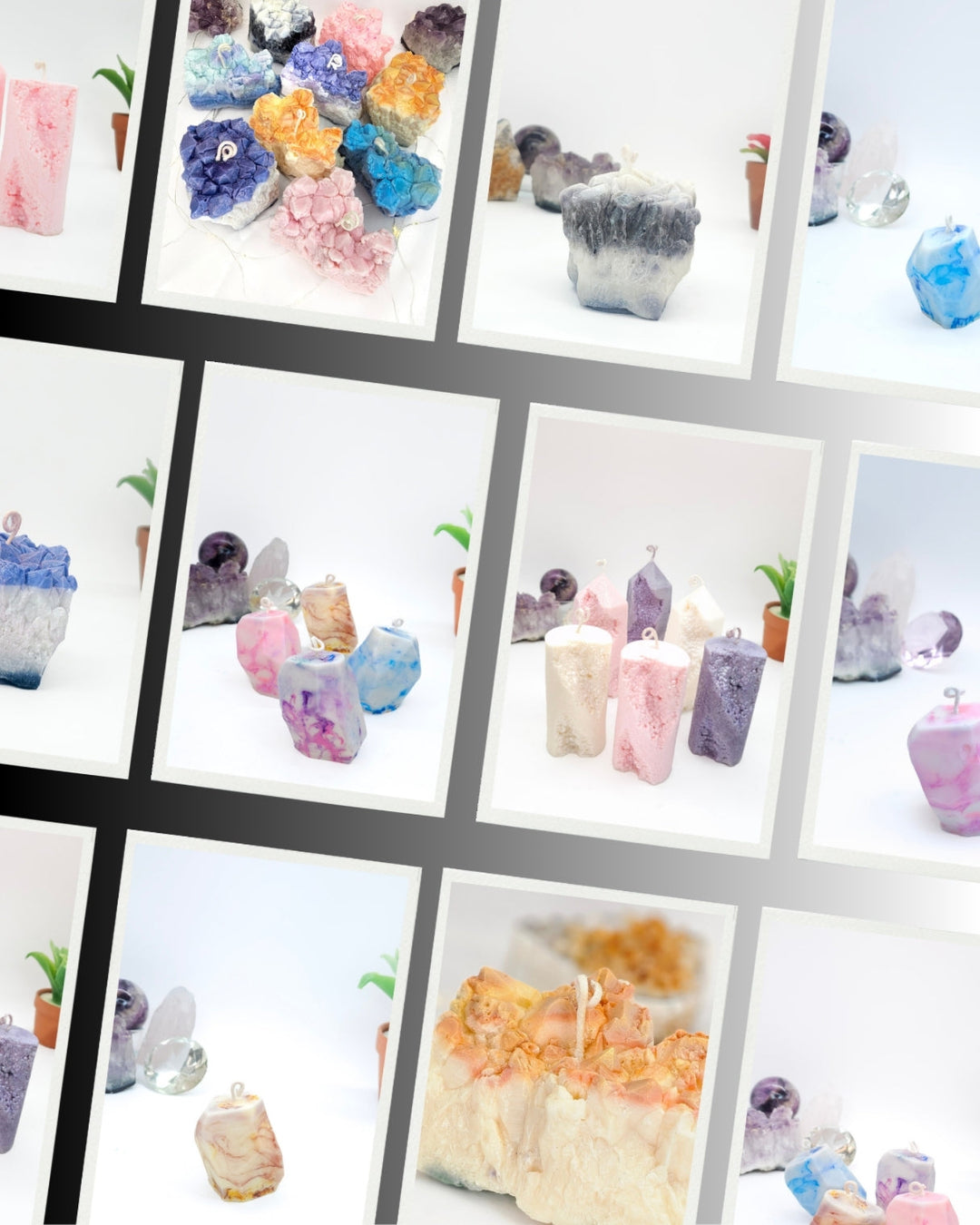 CRYSTALS AND STONES CANDLES